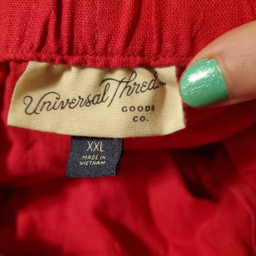 Universal Thread Hot Pink Button Front A Line Mid… - image 3